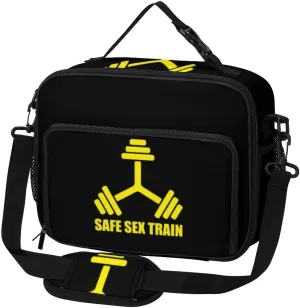 Safe Seex Train Large Insulated Lunch Bag Reusable Lunch Cooler Bags Tote for Work Picnic Outdoor