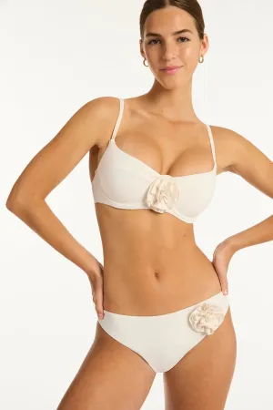SEA LEVEL SWIM-CASA DEL MAR BALCONETTE BRA TOP-COCONUT