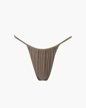 Seanna – Scrunchable coverage – Toast bikini bottom