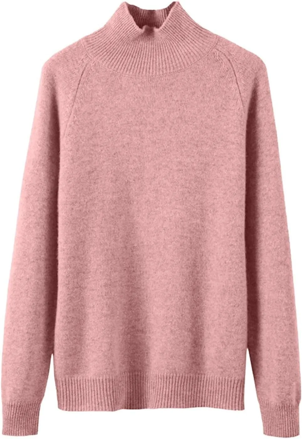 SERYU Cashmere Turtleneck Sweater for Women Comfort Pullover Tops Casual Turtleneck Long Sleeve Wool Sweater