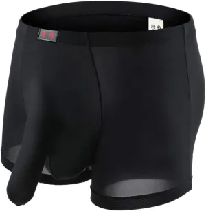 SHACE Elephant Thong for Men See Through Stretch Underpants Breathable Comfortable Trunks See Through Underwear Knickers