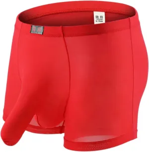 SHACE Elephant Thong for Men See Through Stretch Underpants Breathable Comfortable Trunks See Through Underwear Knickers