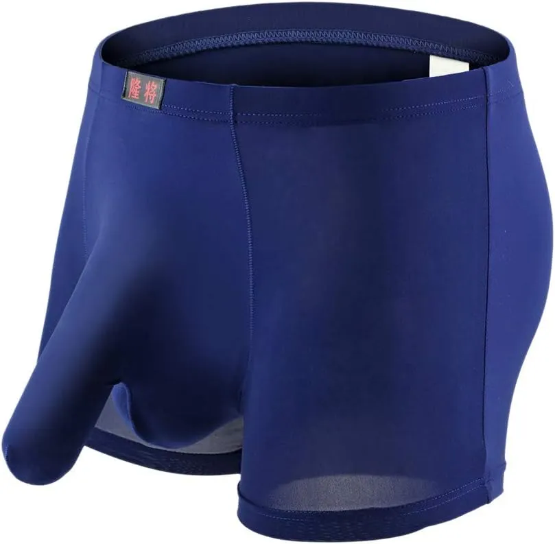 SHACE Elephant Thong for Men See Through Stretch Underpants Breathable Comfortable Trunks See Through Underwear Knickers