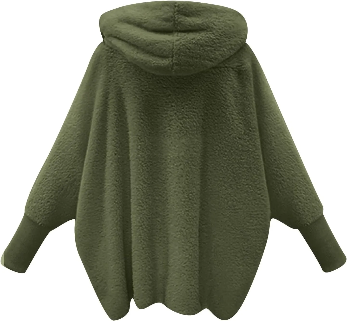 SHAOBGE Athletic Jacket Women Womens Winter Long Sleeve Solid Fuzzy Fleece Open Front Hooded Cardigans Juniors Long