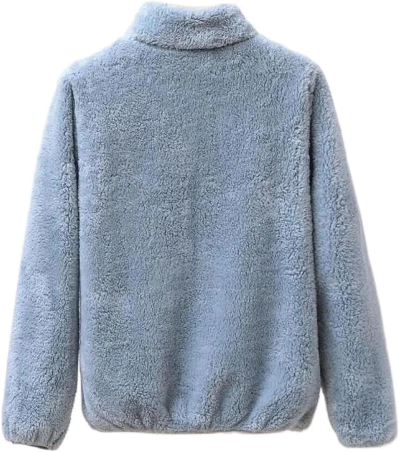 SHAOBGE Oversized Jacket for Women Women's Winter Zipper Fluffy Wool Teddy Casual Coat Zipper Women plus Size Winter