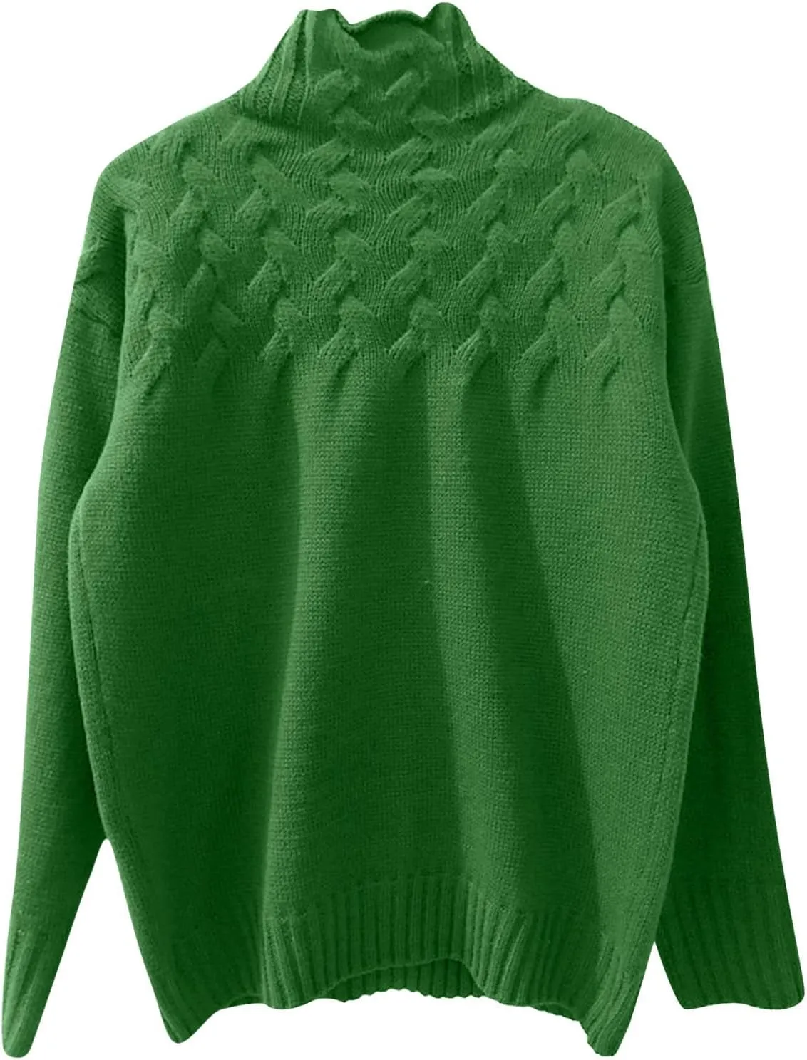 SHAOBGE Womens Sweaters Fuzzy Pullover Women Striped Womens Sweater Womens Striped Turtlenecksweater