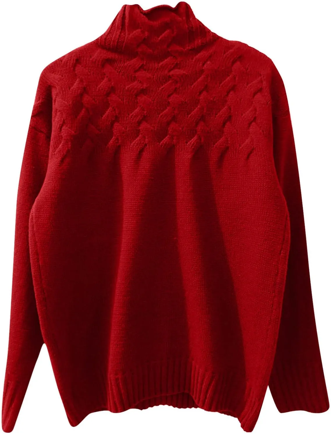SHAOBGE Womens Sweaters Fuzzy Pullover Women Striped Womens Sweater Womens Striped Turtlenecksweater