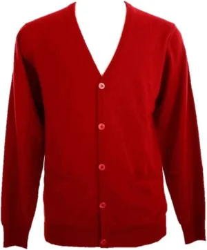 Shephe Men's Cardigan Button Closure Cashmere Sweater