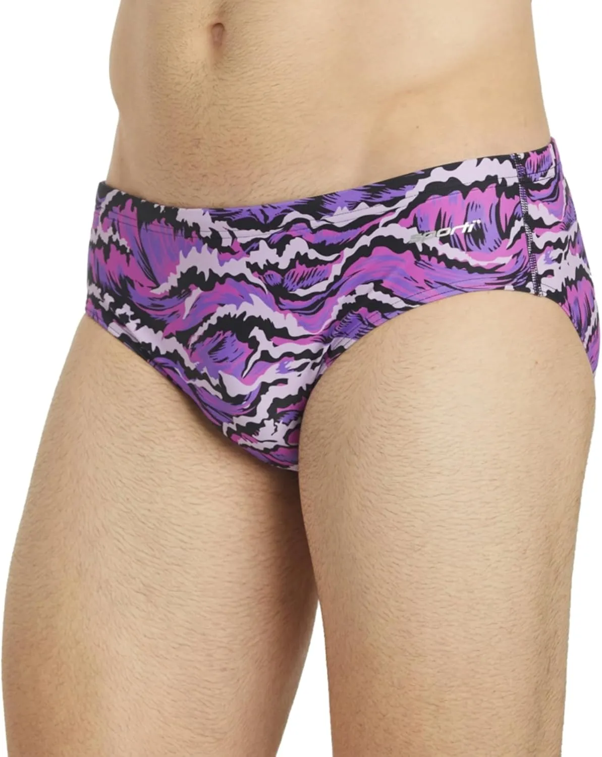 Sporti Boy's Swim Briefs - Chlorine Resistant, Quick Dry, UPF 50  Sun Protection, Adjustable Drawstring for Comfortable Fit