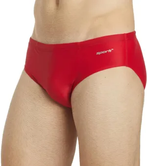 Sporti Boy's Swim Briefs - Chlorine Resistant, Quick Dry, UPF 50  Sun Protection, Adjustable Drawstring for Comfortable Fit