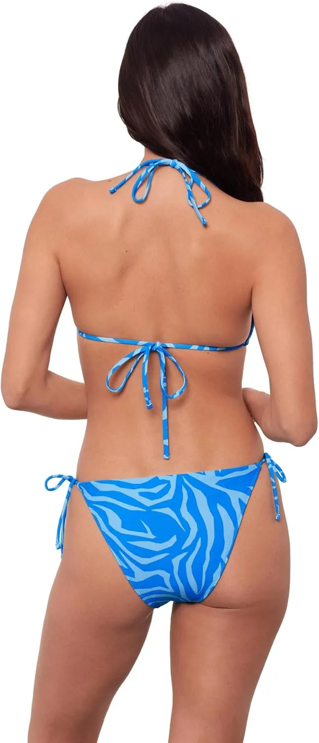 Sports Illustrated Women's Multiway Convertible Triangle Bikini Top