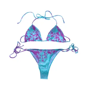 String Bikinis Solid Color Changing