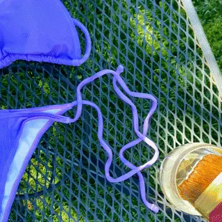 String Bikinis Solid Color Changing
