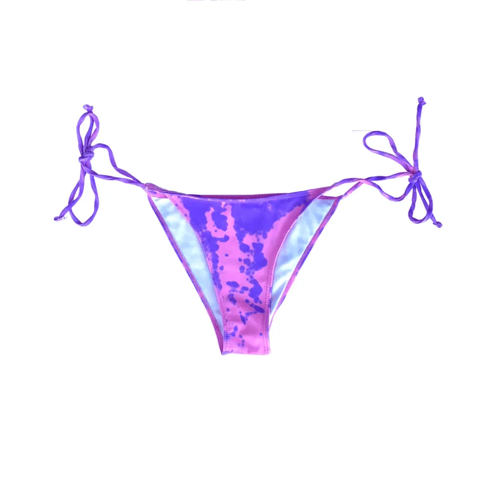 String Bikinis Solid Color Changing