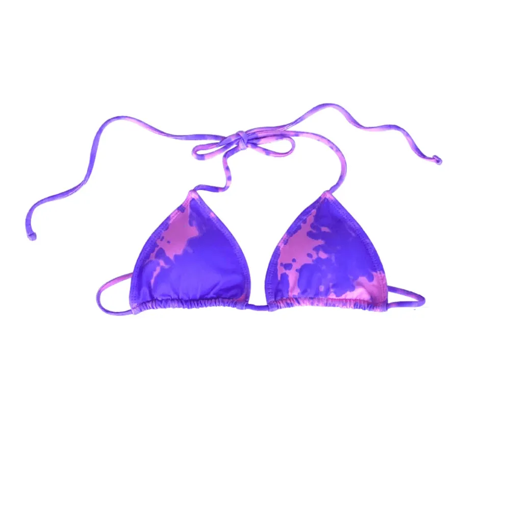 String Bikinis Solid Color Changing
