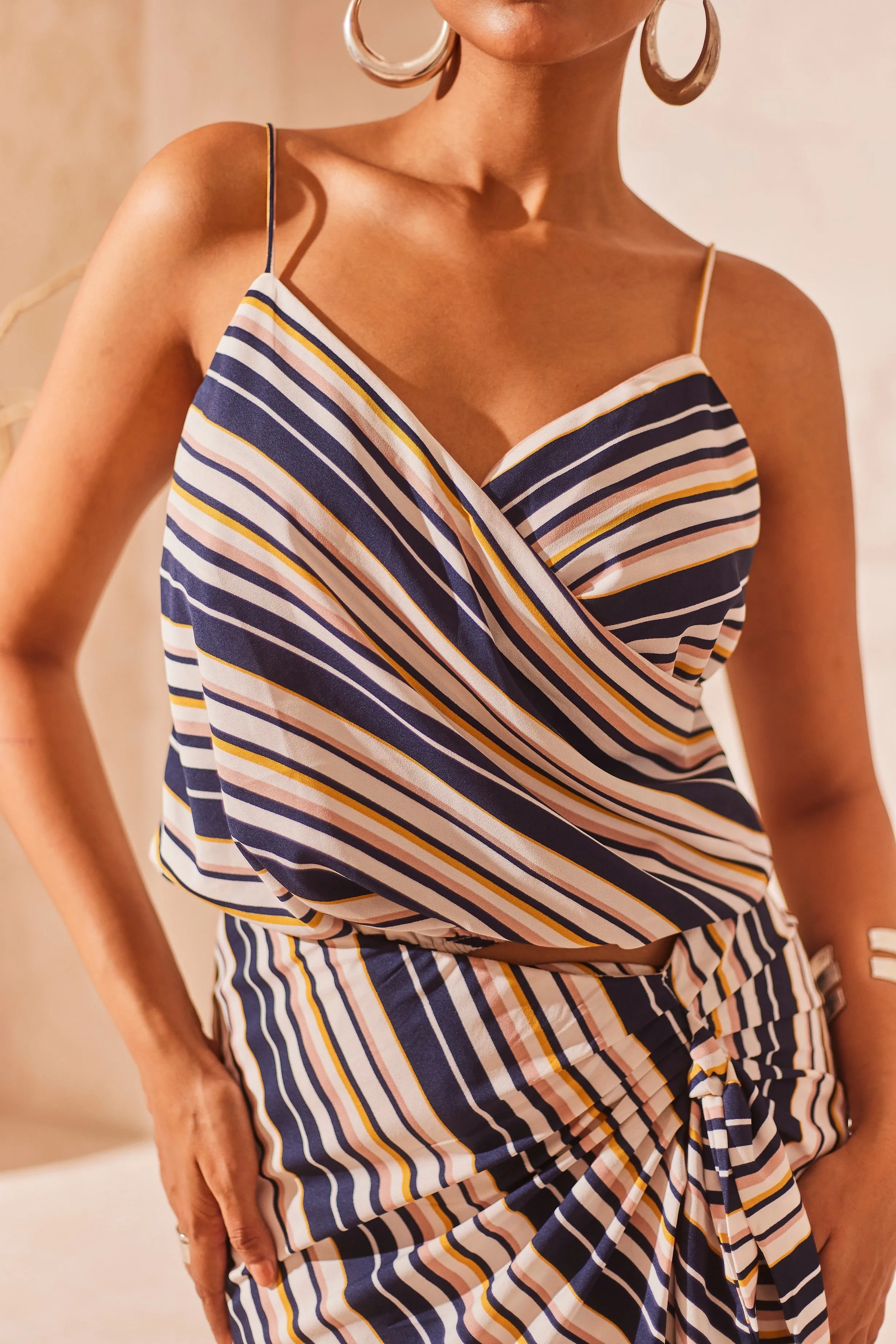 Striped Sleeveless Top