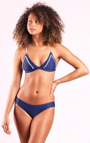Surf Souleil  Malina Bralette in Navy Blue