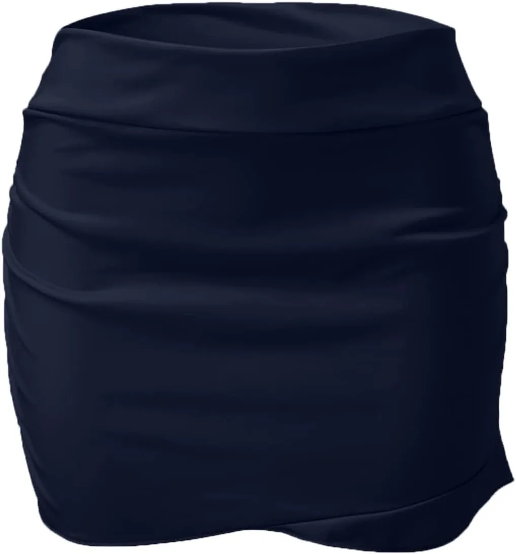 Swim Skirts for Women Swimwear High Waisted Tummy Control Skorts with Built-in Shorts Bathing Suit Bottom