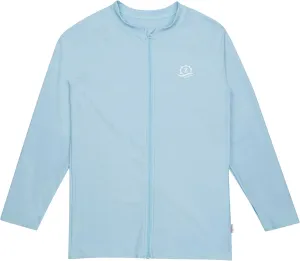 SwimZip Men's Long Sleeve Zipper Rash Guard Swim Shirt w/ UPF 50  Sun Protection