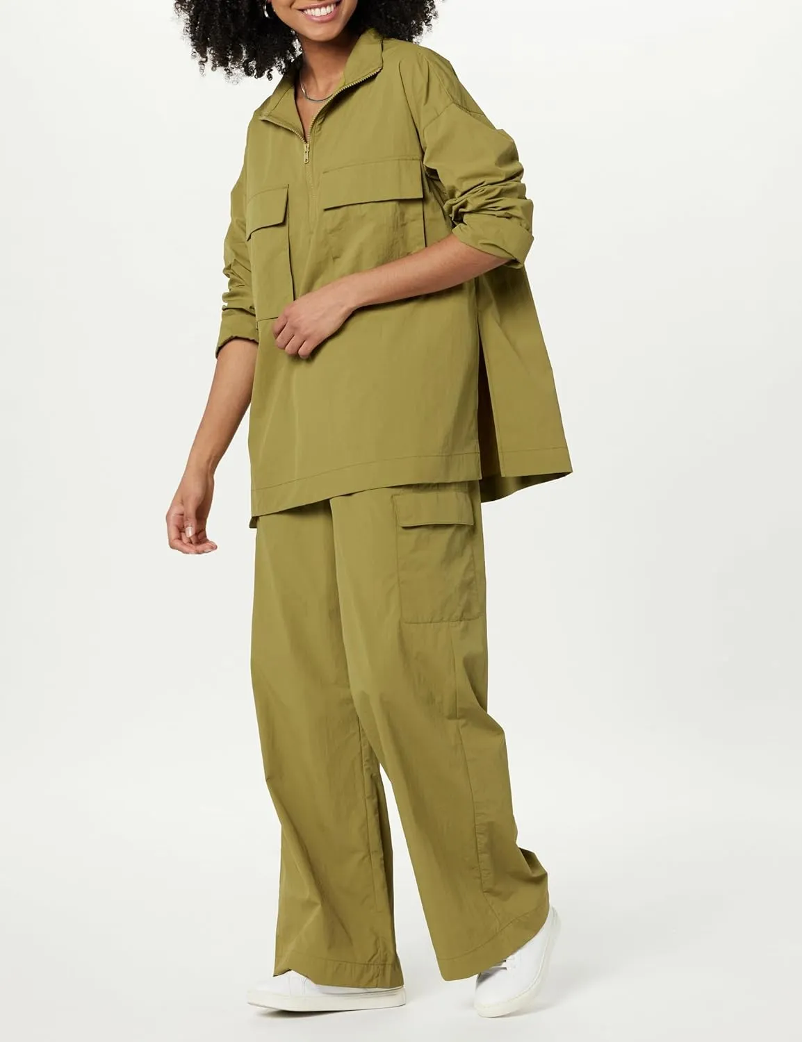 The Drop Women's Anabel Relaxed Nylon Jacket