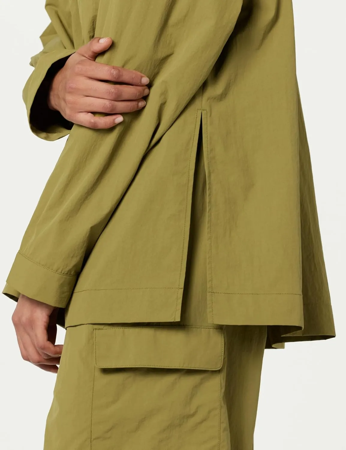 The Drop Women's Anabel Relaxed Nylon Jacket