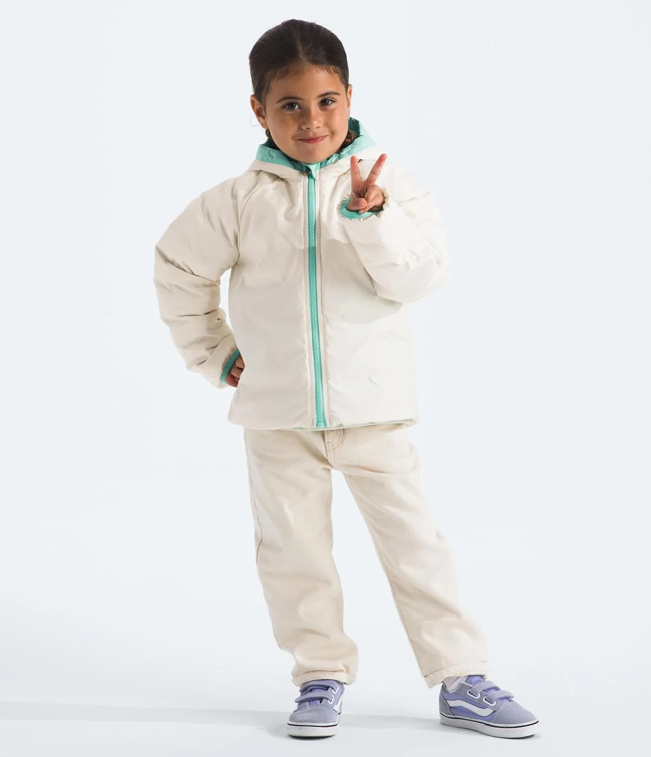 THE NORTH FACE Kids' Reversible Perrito Insulated Hooded Jacket