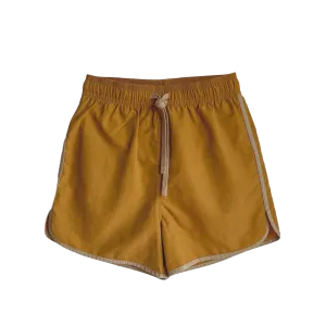 THE SET THE QUICK DRY SWIM SHORT: CAMEL