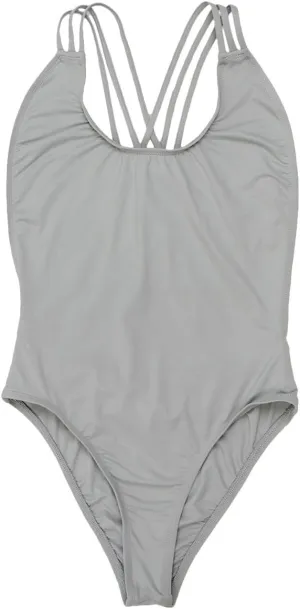 ToBeInStyle Womens High Cut Vintage Inspired Low Back Pattern One Piece Swimsuit