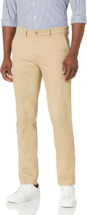 Tommy Hilfiger Men's Chino Pants Stretch Slim-Fit, Mallet 34x36