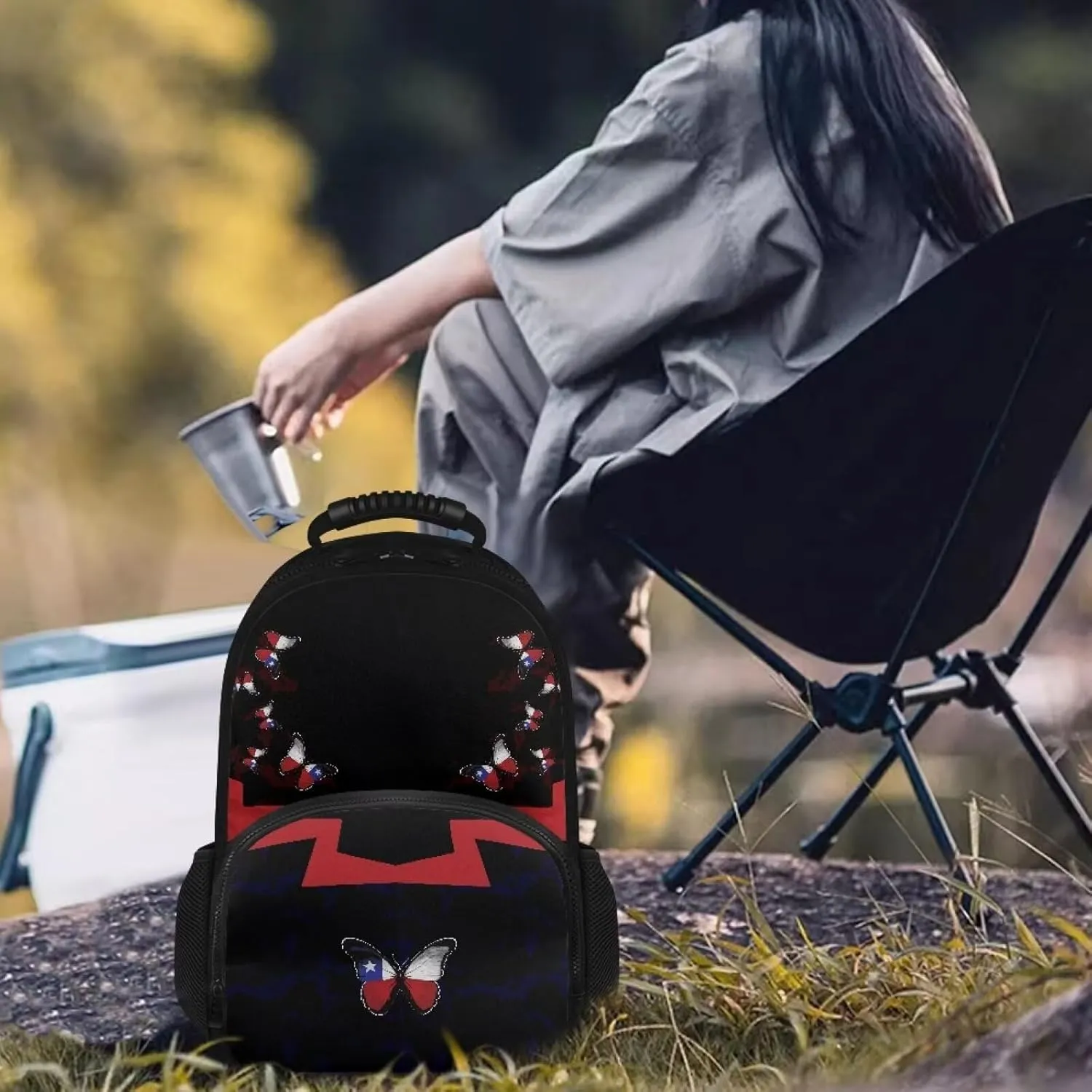 Travel Backpack for Men & Women 17 Inch Laptop Backpack with Insulated Lunch Box Fashion Computer Backpack