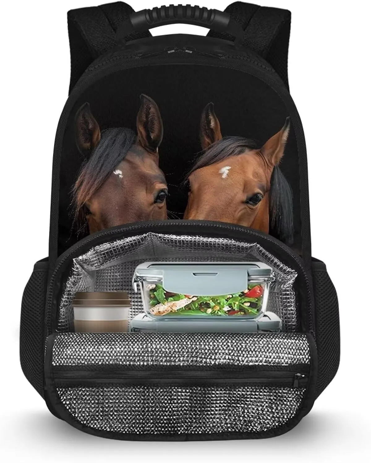 Travel Backpack for Men & Women 17 Inch Laptop Backpack with Insulated Lunch Box Fashion Computer Backpack