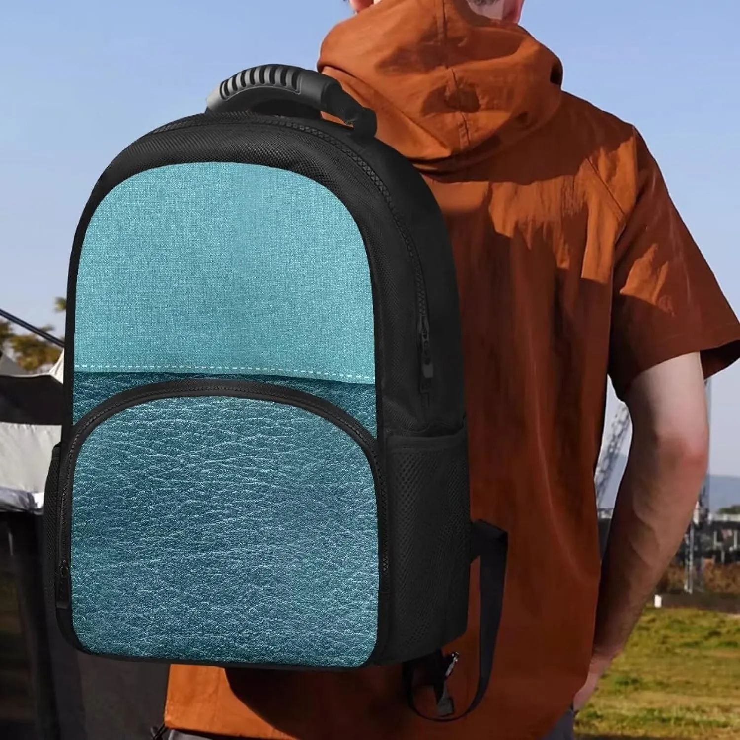 Travel Backpack for Men & Women 17 Inch Laptop Backpack with Insulated Lunch Box Fashion Computer Backpack