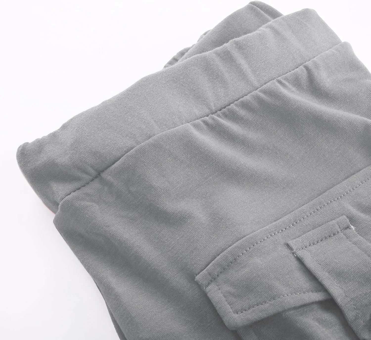 Uillui Cargo Pants Women Bootcut Yoga Workout Cropped Trousers Stretch Waist Athletic Fitness Sweatpants Casual Capri Pants