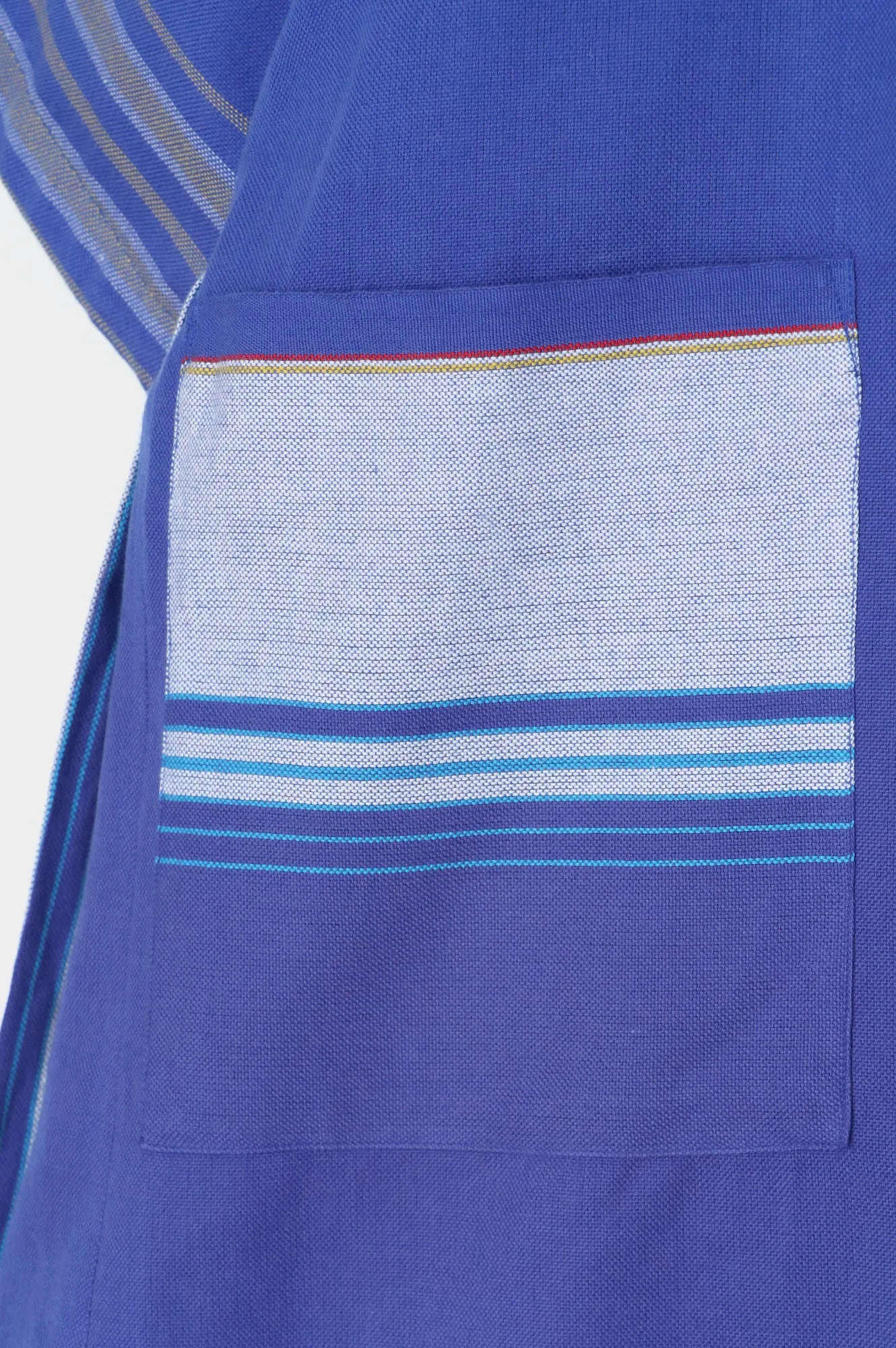 Unisex Kikoy and Towelling Dressing Gown | Blue