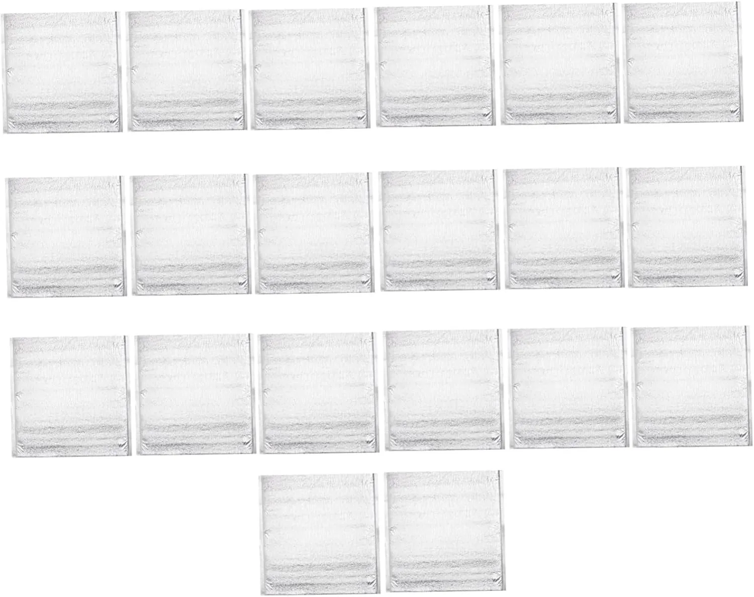Unomor 20Pcs Thick Aluminum Disposable Insulation Take Out Food Preservation Pouches for Picnic Travel and Daily Use Thermal
