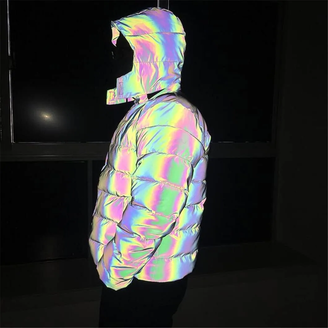 USDBE Winter Women Jacket Windbreaker Hooded Parka Men Warm Cotton Padded Coat