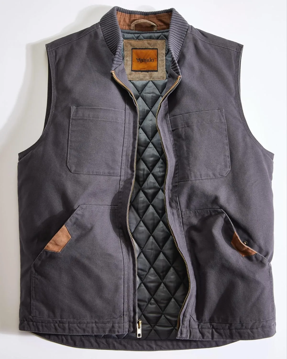 Venado Concealed Carry Vest for Men - Heavy Duty Canvas - Conceal Carry Pockets