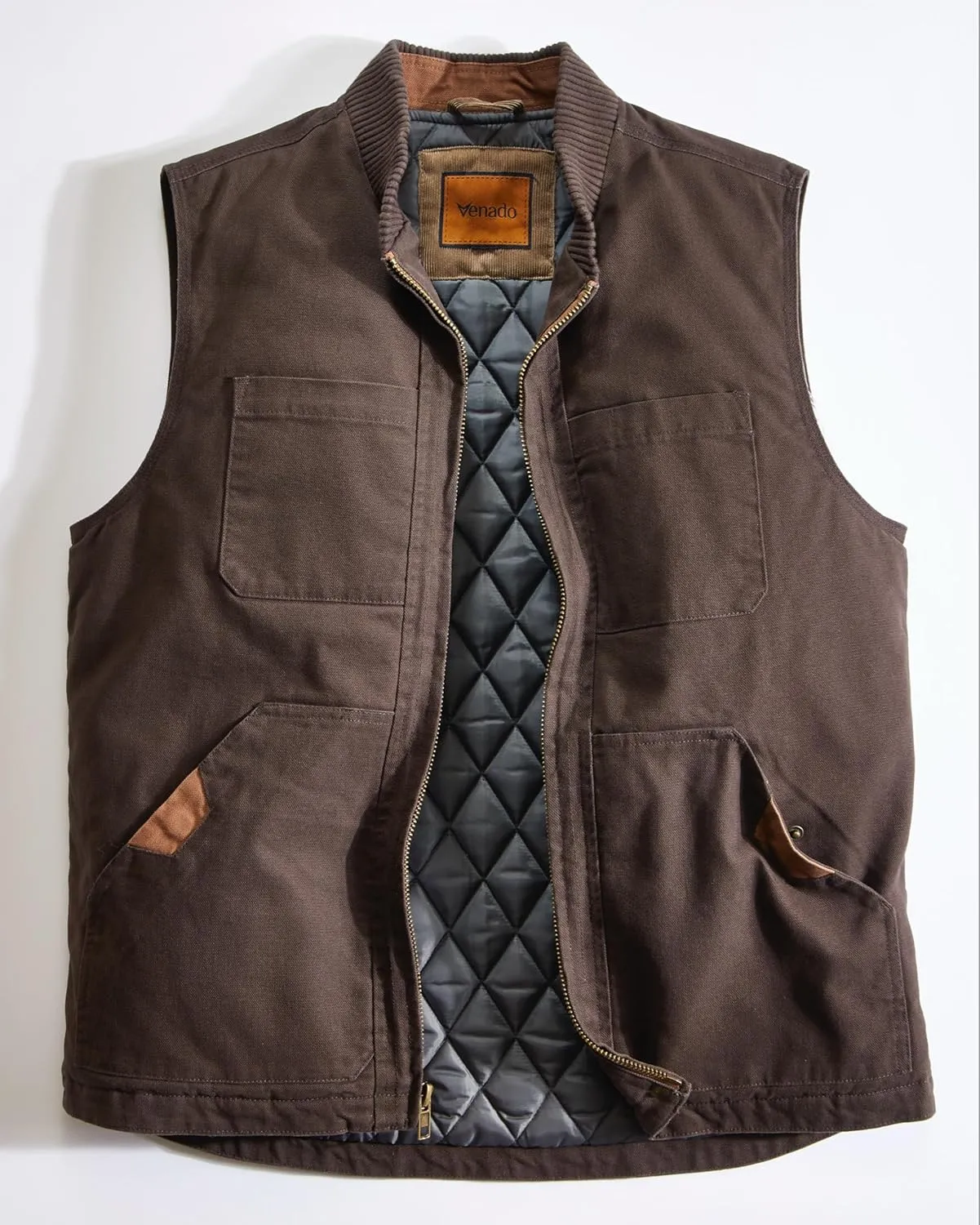 Venado Concealed Carry Vest for Men - Heavy Duty Canvas - Conceal Carry Pockets