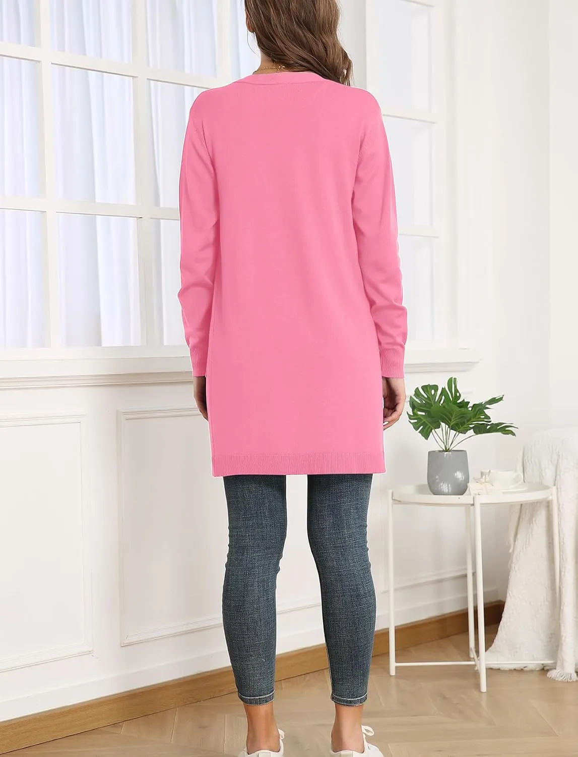 VIISHOW Women's Classic Cardigans Long Sleeve Open Front Casual Knit Cardigan Sweaters Coat Soft Outwear