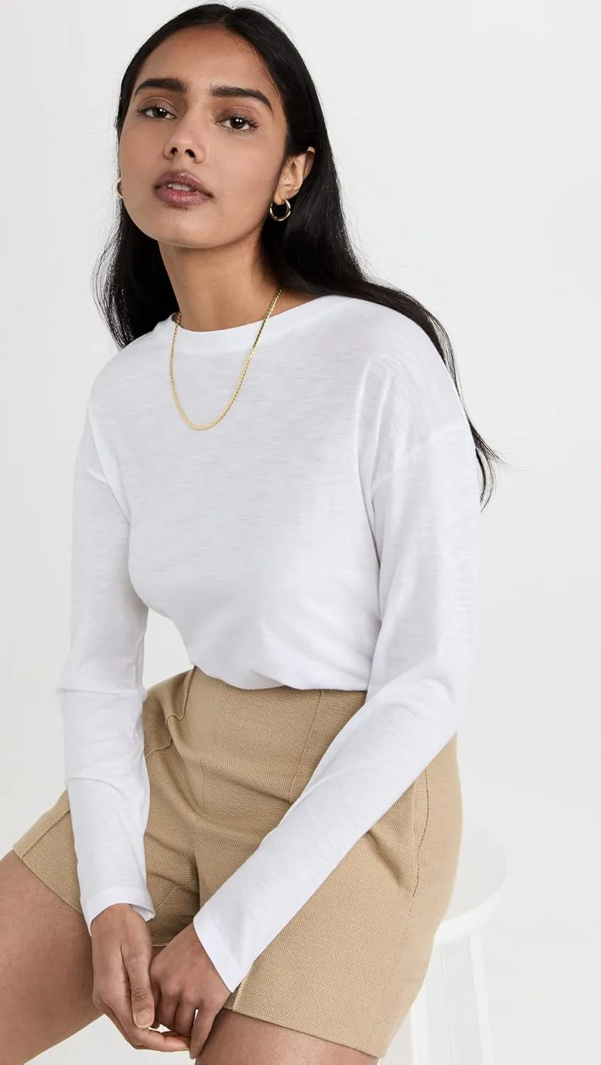 Vince Women's Boxy Long Sleeve Tee