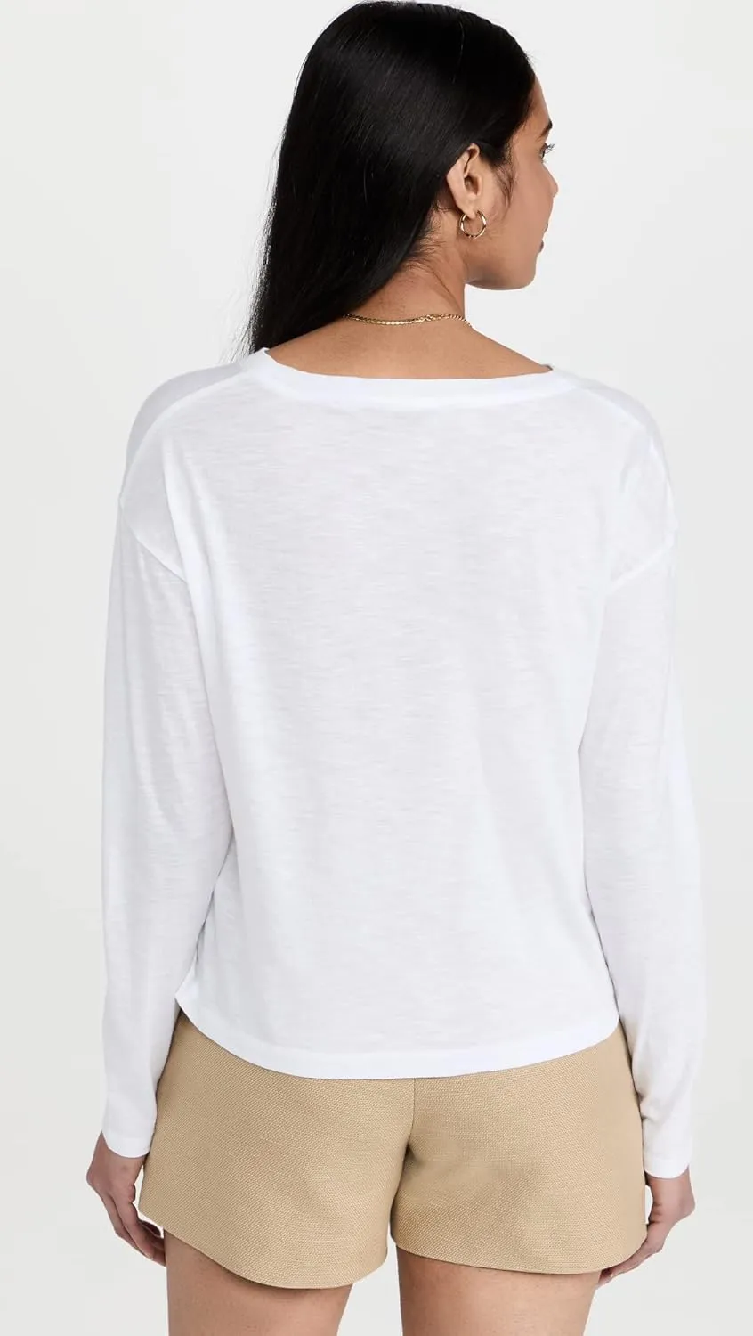 Vince Women's Boxy Long Sleeve Tee