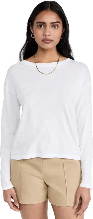 Vince Women's Boxy Long Sleeve Tee