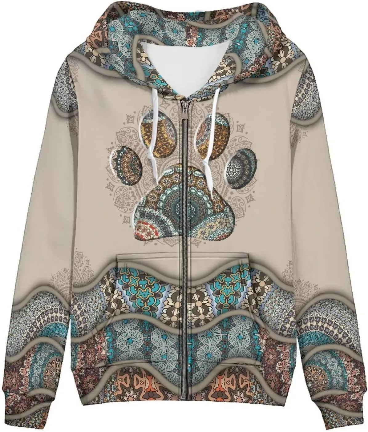WELLFLYHOM Women Y2K Hoodie Zip Up Sweatshirt Vintage Jackets Hooded Cardigan