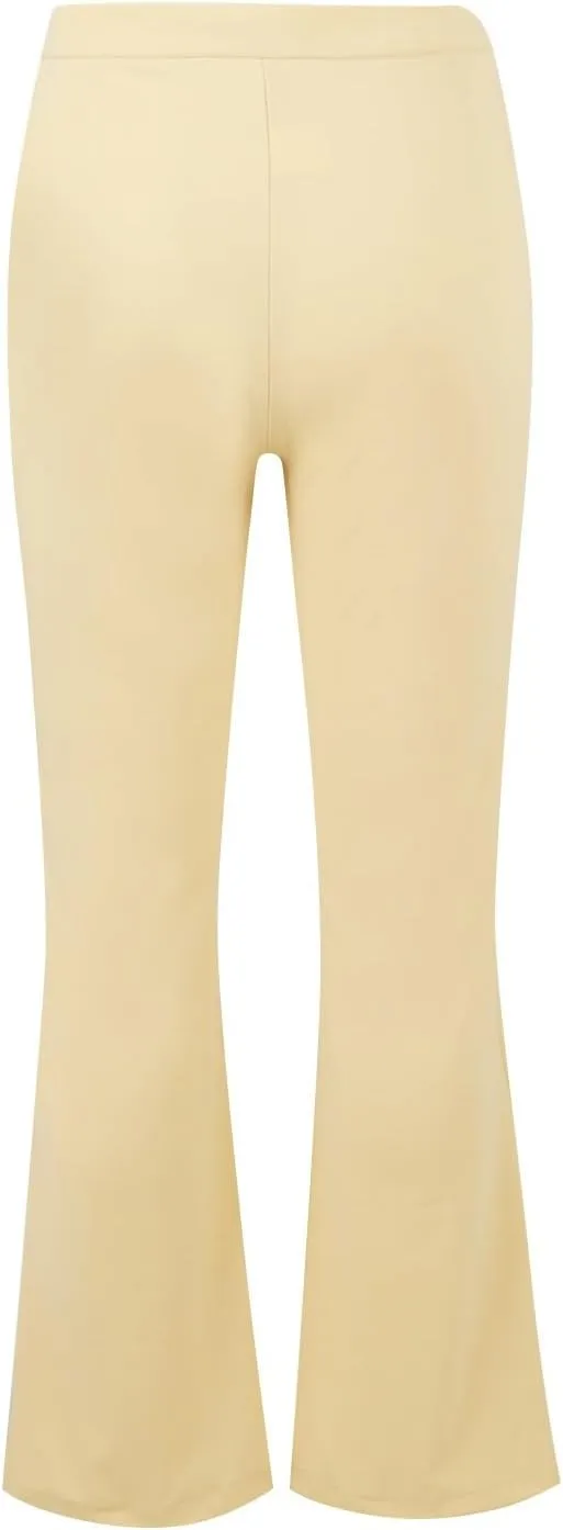Wide Leg Work Pants for Women High Waisted Slim Fit Dress Pants Breathable Stretchy Trousers with Pockets 2024