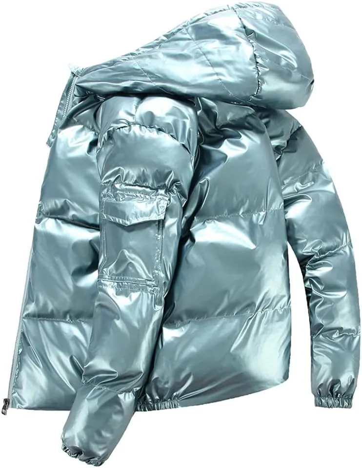 Winter Men Streetwear Thick Parka Hip Hop Cotton-Padded Jacket Outwear Coats