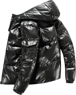 Winter Men Streetwear Thick Parka Hip Hop Cotton-Padded Jacket Outwear Coats