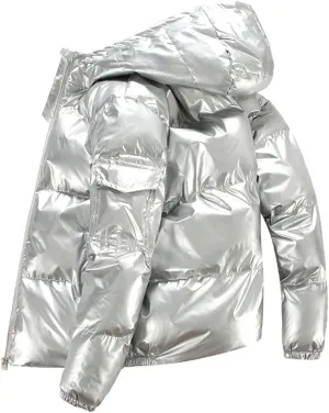 Winter Men Streetwear Thick Parka Hip Hop Cotton-Padded Jacket Outwear Coats