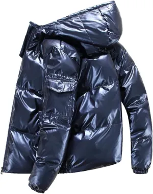 Winter Men Streetwear Thick Parka Hip Hop Cotton-Padded Jacket Outwear Coats