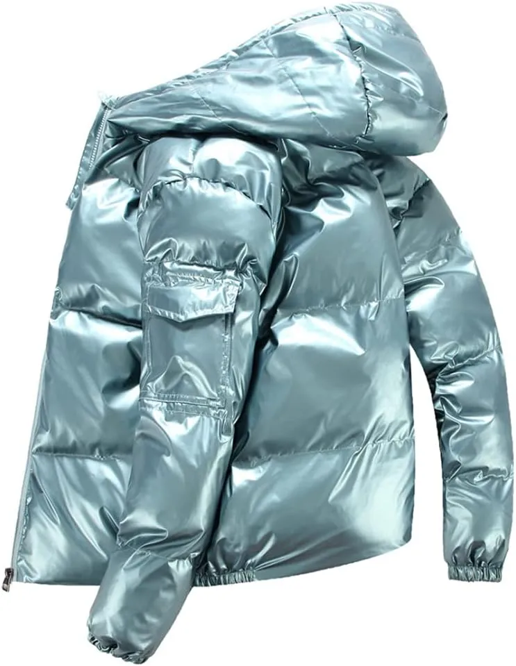 Winter Men Streetwear Thick Parka Hip Hop Cotton-Padded Jacket Outwear Coats