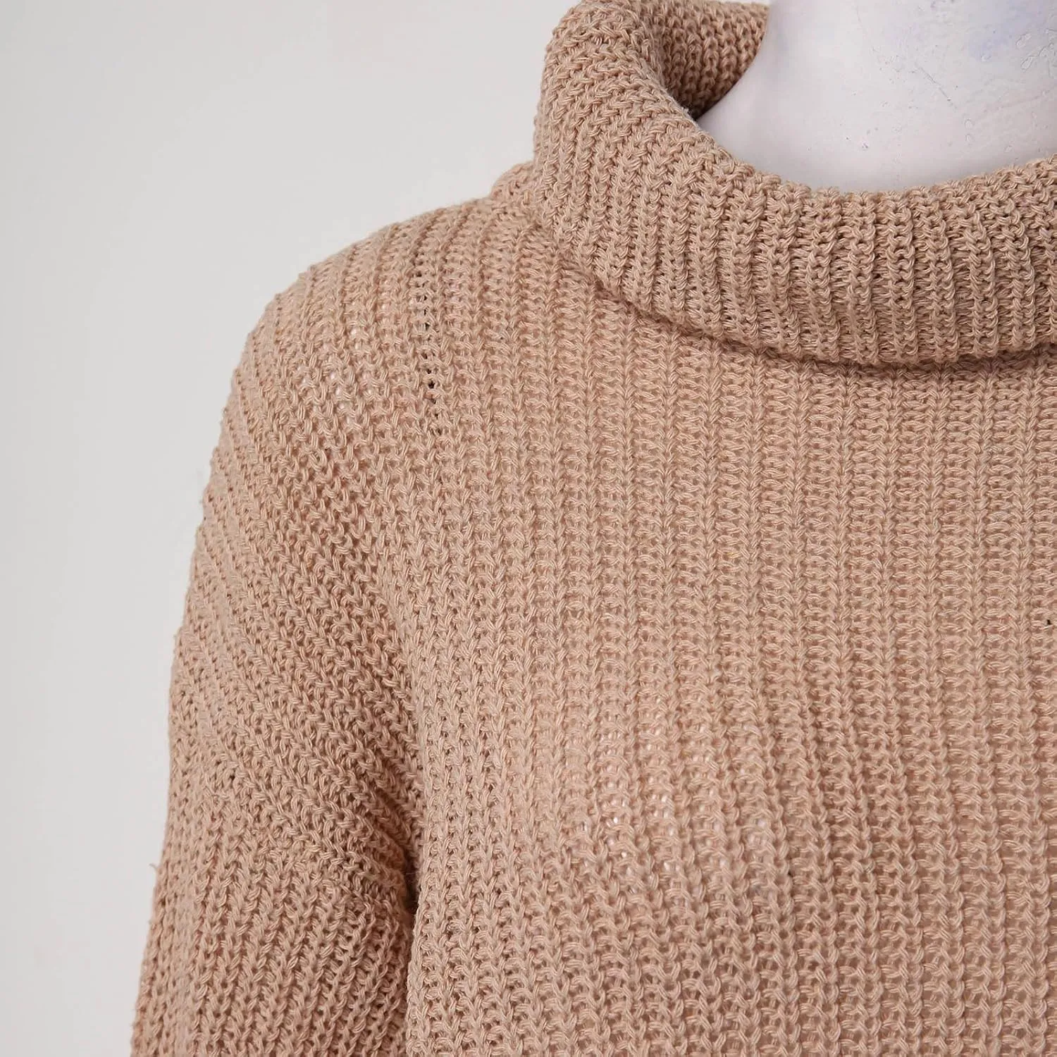 Women's Bat Sleeve Sweaters Oversized Sweaters Loose Chunky Knit Pullover Jumper Comfy Winter Warm Turtleneck Sweater